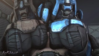 不要盯着看！（Halo： Reach Kat Anal SFM 动画）