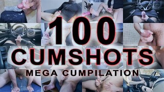 100 CUMSHOTS IN 30 MINUTEN - MEGA COMPILATION