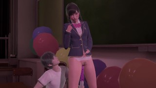 DVA schoolgirl loves vibrator in her pussy