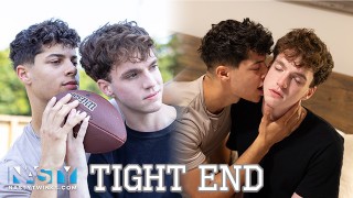 NastyTwinks - Tight End - Hot Football Jock Jordan Haze 爱上了队友 Jayden