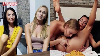 Ersties - Sirena nimmt Alison G von hinten mit dem Strap-on