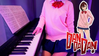 Momo Ayase Has Sex With Okarun While Playing Dan Da Dan OP ｢Otonoke｣ | Anime Piano Girl (Episode 4)