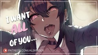 Yandere Mafia Girl está loca en Love contigo | ASMR Juego de roles de audio porno