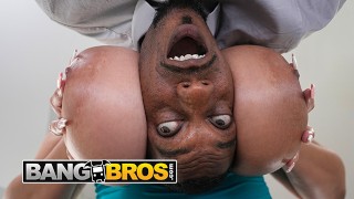 BANGBROS - Brija Monet's Tits Bouncing Everywhere As Jonathan Jordan Fucks Her In Missionary