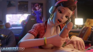 Dva disfrutando de una gran polla parte 2 [Overwatch] [Grand Cupido]