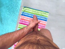 Hairy Scandinavian Wade Wolfgar stroking big thick uncut dick 0014-1 1 pov gif