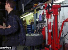 Boss Markus Kage shows new mechancic around 0040 gif